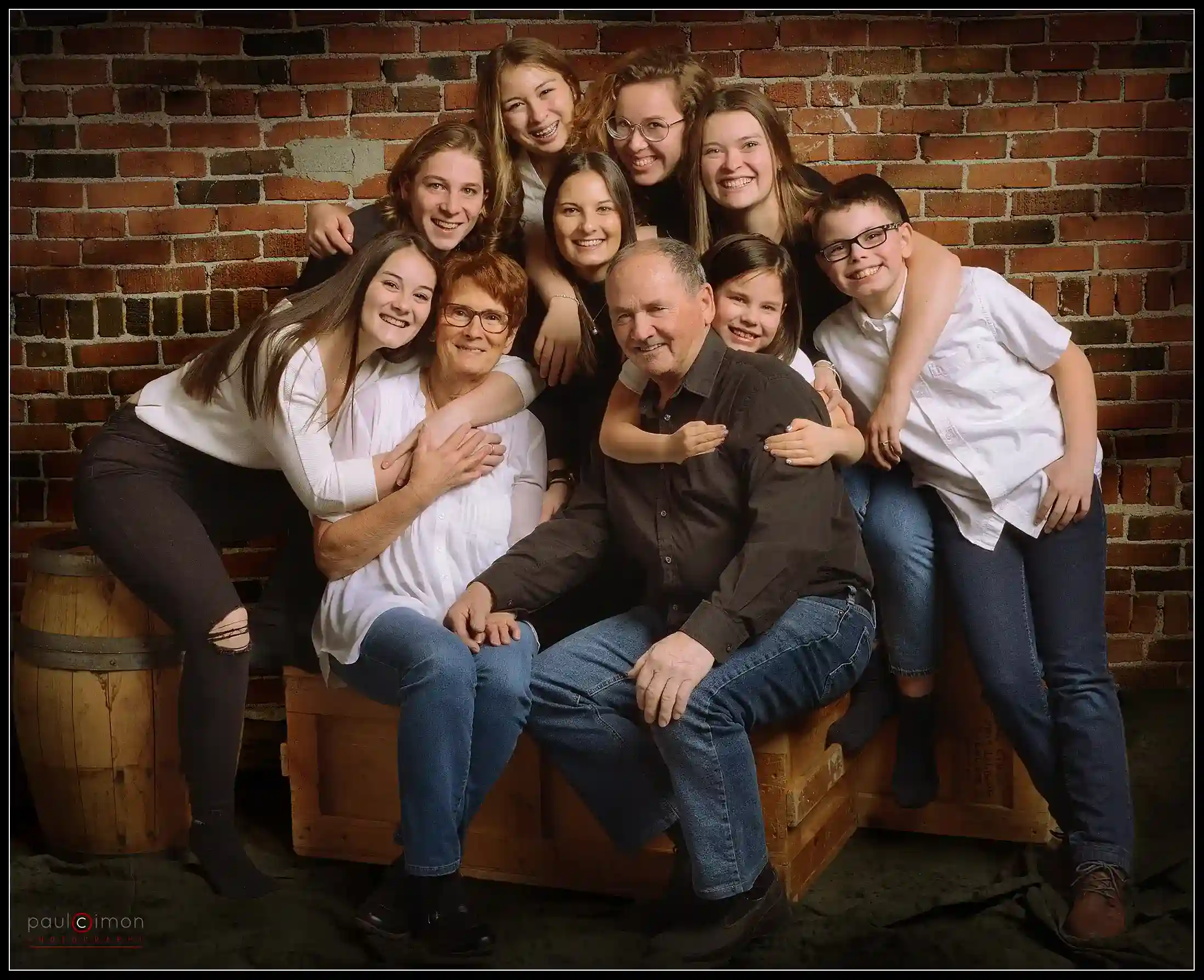76120 portrait famille 10 personnes